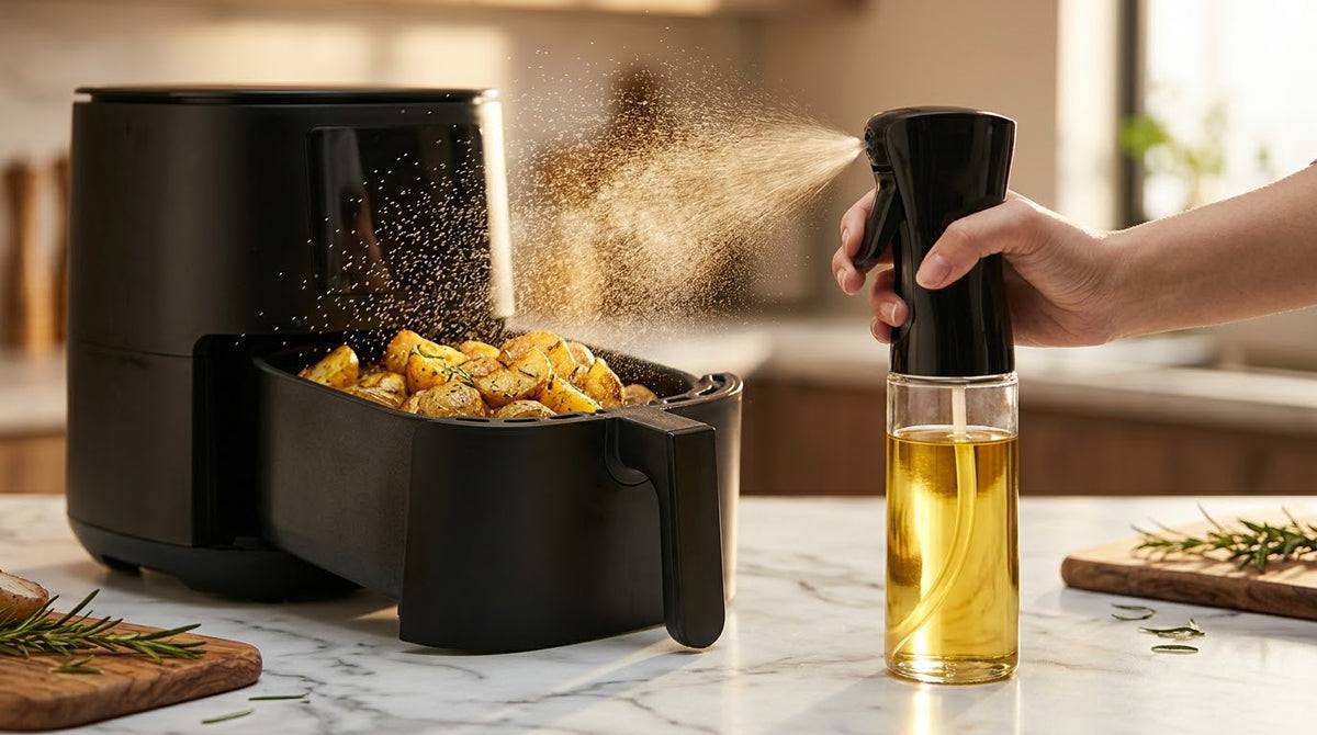 Cooking Oil Sprayer Bottle with Trigger Handle – Kitchen Oil Mister