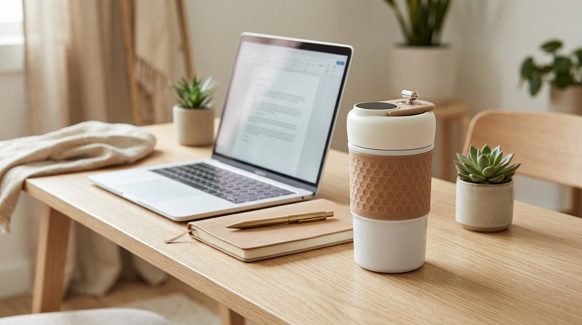 Portable Smart Travel Mug with Digital Display – Modern Coffee & Tea Cup