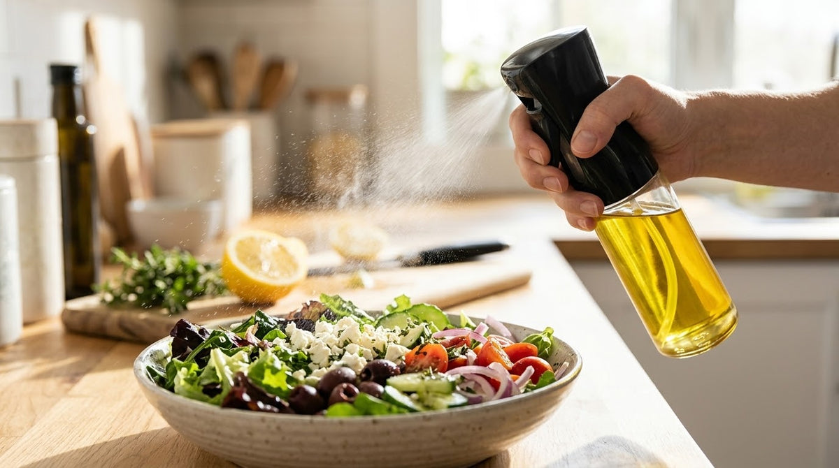 Cooking Oil Sprayer Bottle with Trigger Handle – Kitchen Oil Mister
