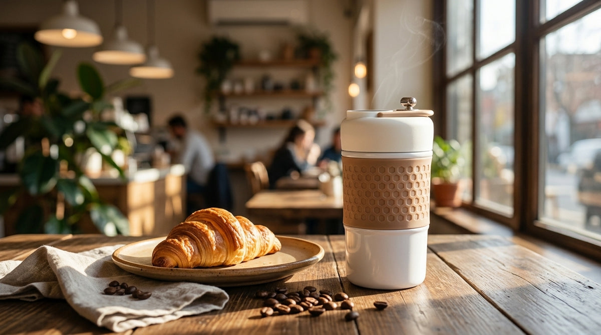 Portable Smart Travel Mug with Digital Display – Modern Coffee & Tea Cup